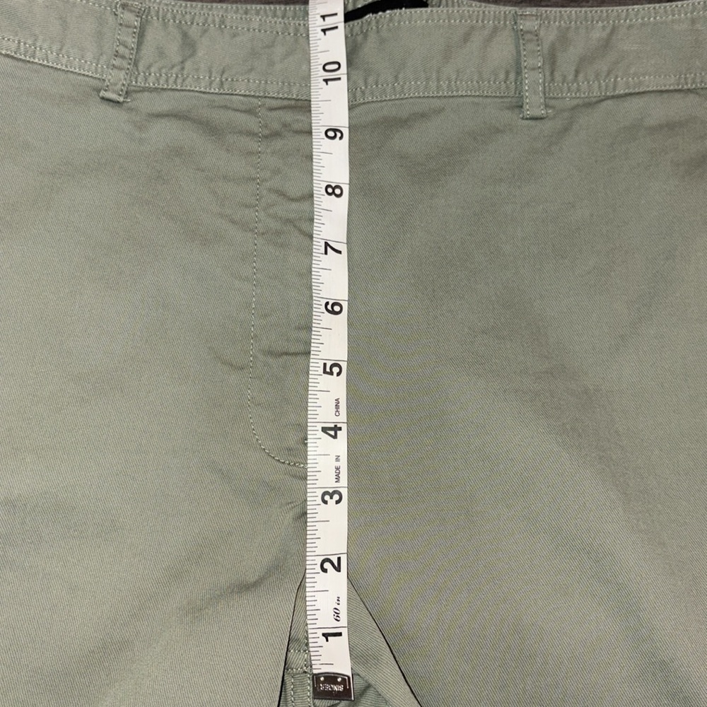 Theory Boyfriend Casual Twill Pant Size 6 Faded Army Green - Picture 13 of 15